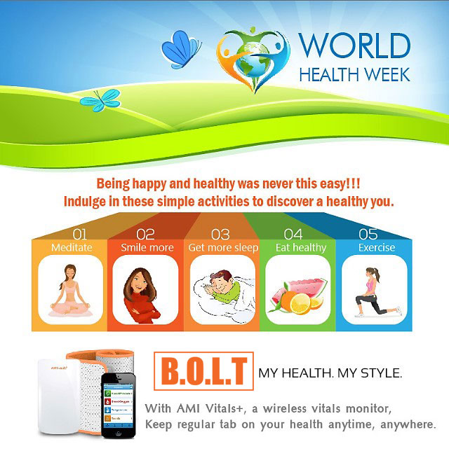 B.O.L.T Wishes You Happy World Health Week 